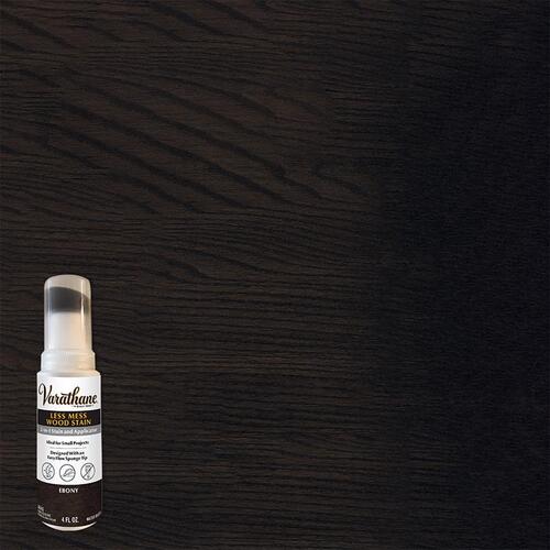 Wood Stain Less Mess Ebony Water-Based Linseed Oil Emulsion 4 oz Ebony