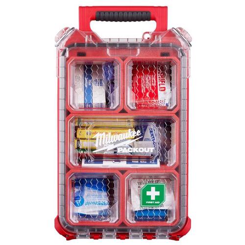 Milwaukee 48-73-8435C First Aid Kit Packout Multicolored Multicolored