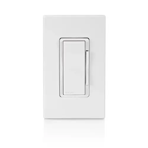 Dimmer Switch Decora White Toggle Smart-Enabled White