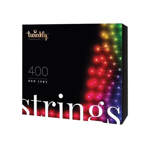 TWINKLE R400LTWP Christmas Lights LED Micro/5mm Multicolored 400 ct String 105 ft.