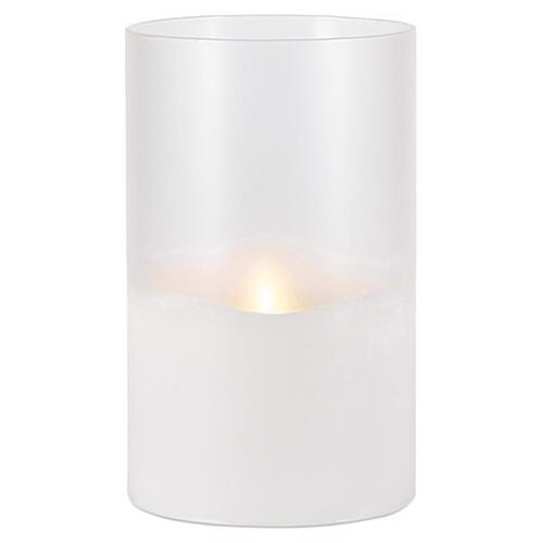 Everlasting Glow 45605 Candle White No Sent Scent Flameless Hand Poured White