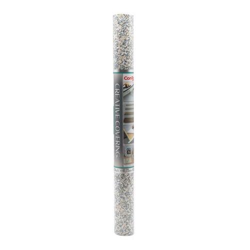 Shelf Liner 16 ft. L X 18" W Gray Granite Self-Adhesive Gray Granite