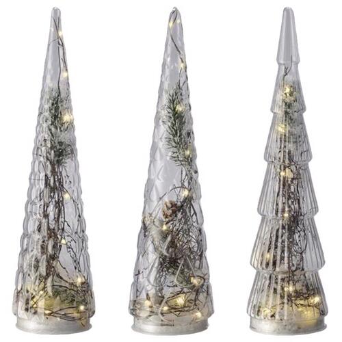 Indoor Christmas Decor LED Multicolored 3.1" Multicolored - pack of 6