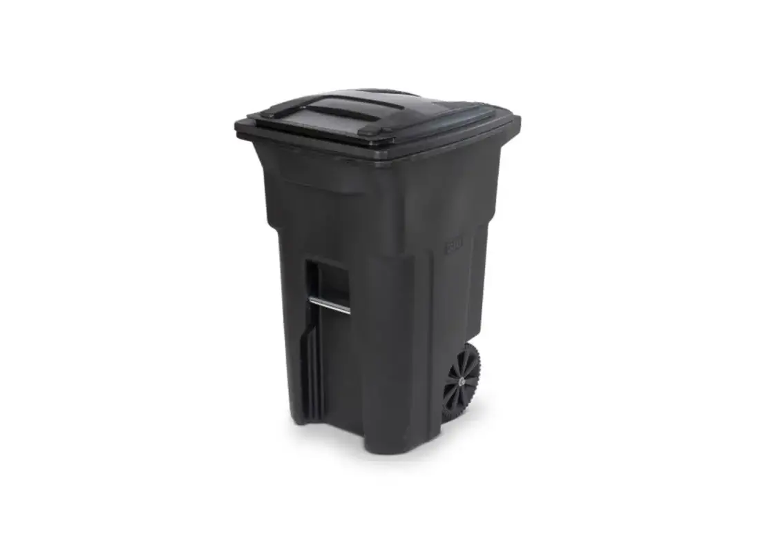 Toter 79264-R2200 Garbage Can 64 gal Black Polyethylene