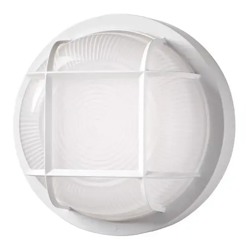 ETi 504081020 MB Series Round Marine Bulkhead Light, 120/277 V, 6.9 W, LED Lamp, 139.3 to 180 deg Beam, White
