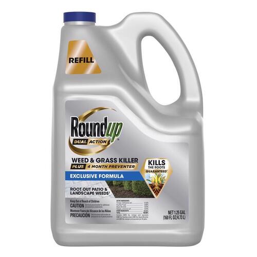 Roundup 5377704 Ready-to-Use Weed and Grass Killer, Liquid, 1.25 gal