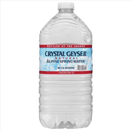 Crystal Geyser 12514 Spring Water Natural 1 gal