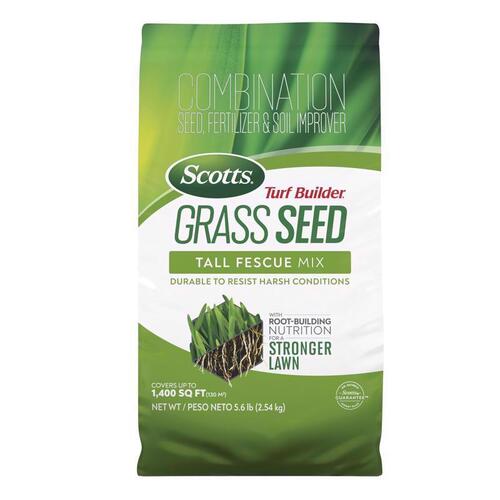 Fertilizer/Seed/Soil Improver Turf Builder Tall Fescue Grass Sun or Shade 5.6 lb