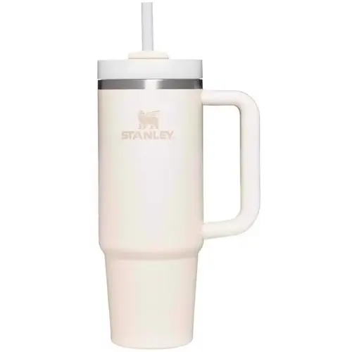 Stanley 10-10827-022 Insulated Straw Tumbler The Quencher H2.0 30 oz Double-wall Cream BPA Free Cream