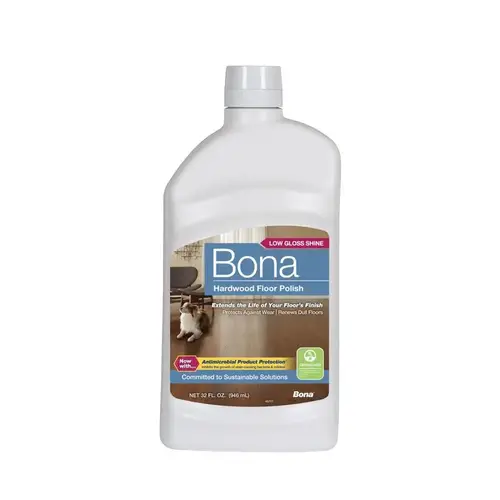 Hardwood Floor Polish Acrylic Base Low Gloss 32 Oz Low Gloss