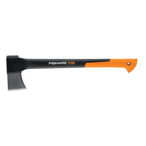 Axe Single Bit Chopping Fiberglass Handle Black/Orange