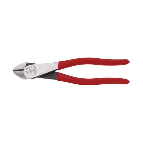 Diagonal Cutting Plier, 8-1/16 in OAL, 3/4 in Cutting Capacity, Red Handle, Ergonomic Handle