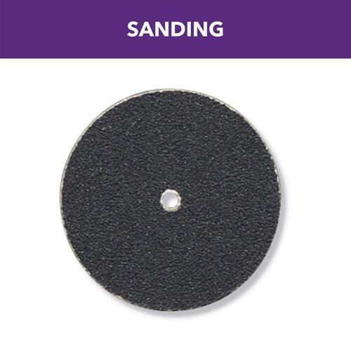 Sanding Disc, 180 Grit, Coarse, Emery Cloth Abrasive Gray - pack of 36