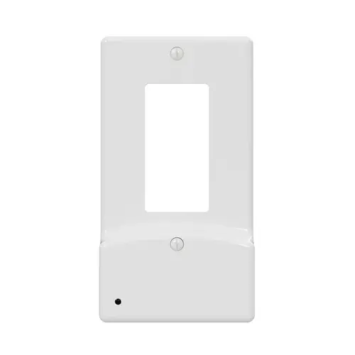 Westek LCR-UDDO-W LumiCover Nightlight Wallplate, 1-7/8 in L, 4-1/2 in W, White