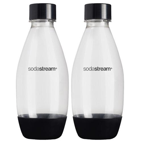 Carbonator Bottle Clear 0.5 L Clear Pair