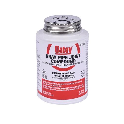 Pipe Joint Compound, 8 fl-oz, Paste, Gray