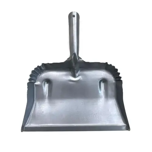 Fulton 182G Dust Pan Steel Janitor Style Silver Black