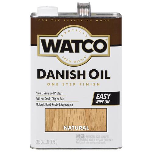 Danish Oil, Natural, Liquid, 1 gal, Can