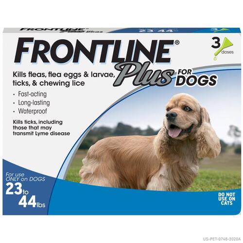 Flea and Tick Drops Plus Liquid Dog 9.8% Fibronil, 8.8% (S)-methoprene 0.05 oz