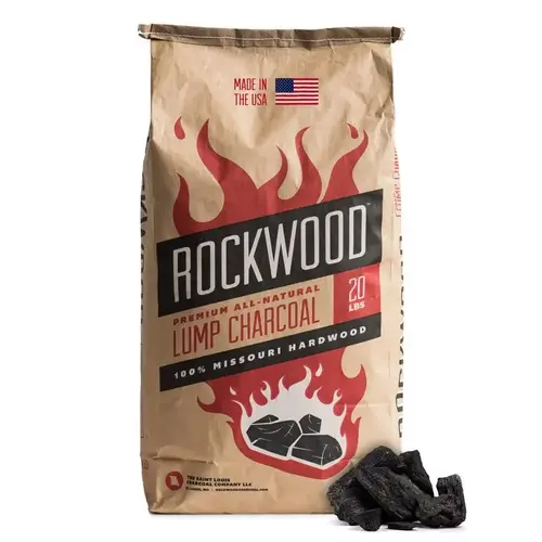 ROCKWOOD CHARCOAL RW20 CHARCOAL LUMP ROCKWOOD 20LB BG