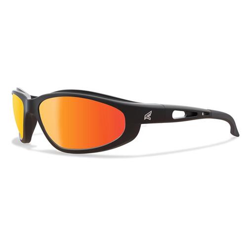 EDGE SWAP119 Non-Polarized Safety Glasses, Unisex, Polycarbonate Lens, Full Frame, Nylon Frame, Black Frame