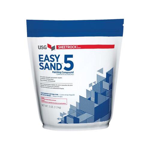 USG 384024 Easy Sand Joint Compound, Powder, Natural, 3 lb