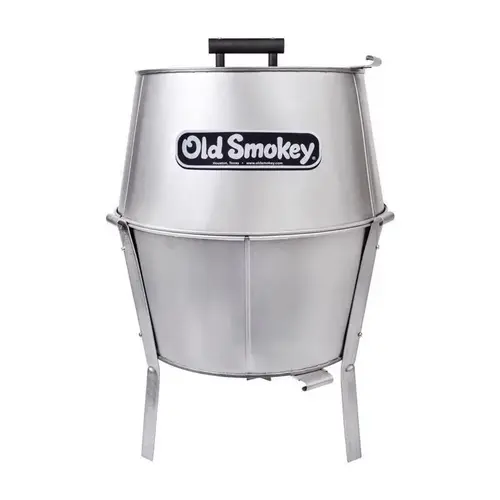 Old Smokey #18 Classic 18 In. Dia. Silver Charcoal Grill