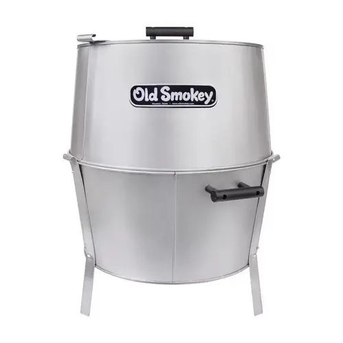 Old Smokey #22 Jumbo 22 In. Dia. Silver Charcoal Grill