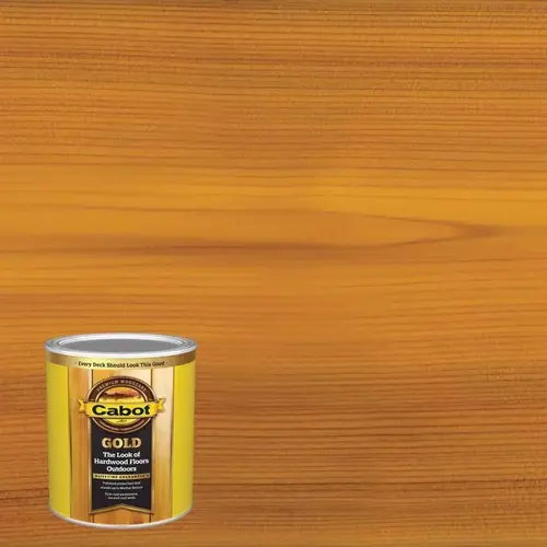 Wood Finish, Gold, Sun Drenched Oak, Liquid, 1 qt