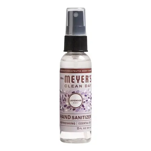 Hand Sanitizer Mrs. Meyer's Clean Day Lavender Liquid 2 oz - pack of 12