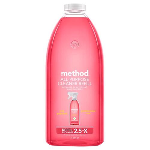 Method 14684-XCP6 All Purpose Cleaner Refill Pink Grapefruit Scent Liquid 68 oz - pack of 6