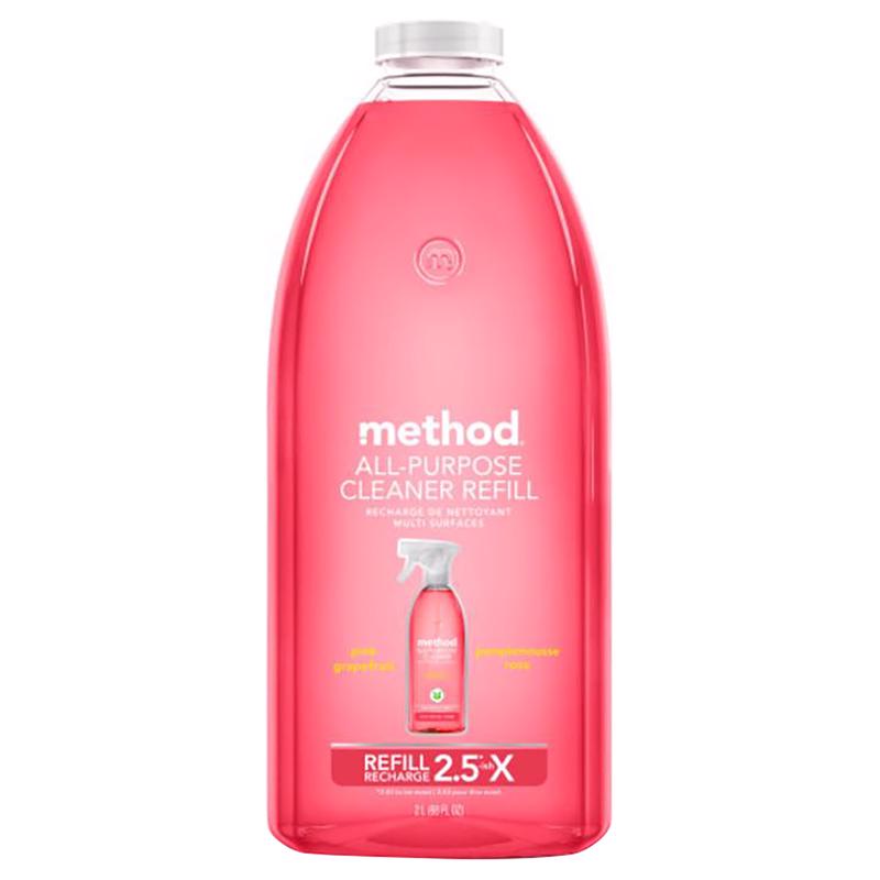 Method 14684 All Purpose Cleaner Refill Pink Grapefruit Scent Liquid 68 oz