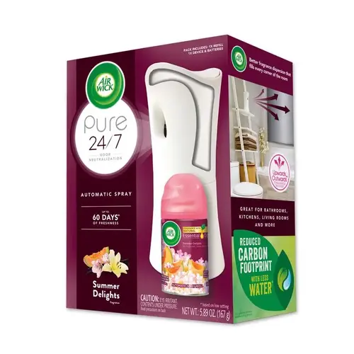 Air Freshener Starter Kit Life Scents Summer Delights Scent 6.17 oz Liquid