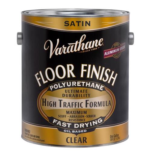 Floor Finish Satin Clear Oil-Based 1 gal Clear - pack of 2