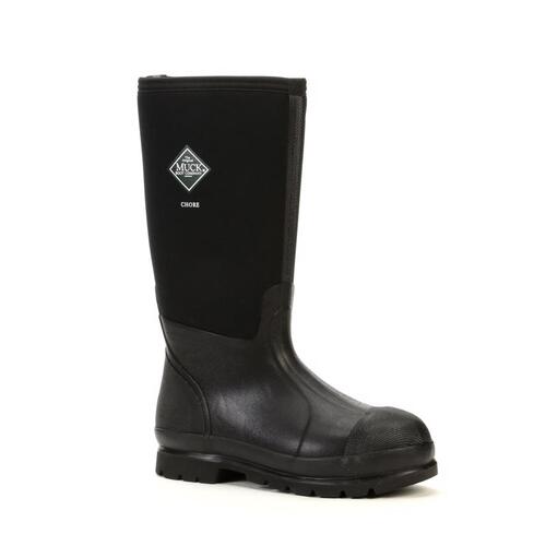 CHORE Series Boots, 10, Black, Rubber Upper