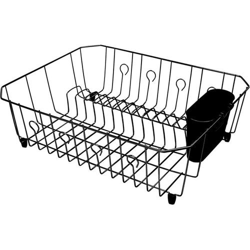 Rubbermaid 13.8-in W x 17.6-in L x 5.93-in H Metal Dish Rack in