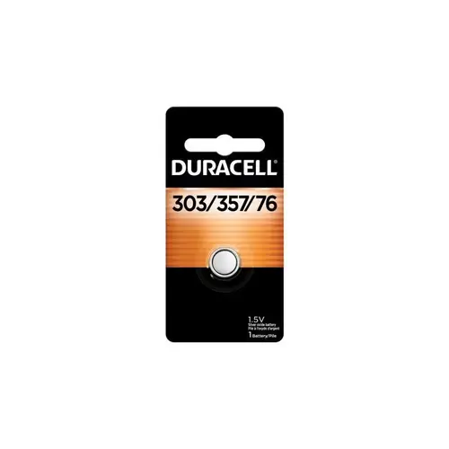 DURACELL 004133313009-XCP6 303/357 Silver Oxide Button Battery - pack of 6