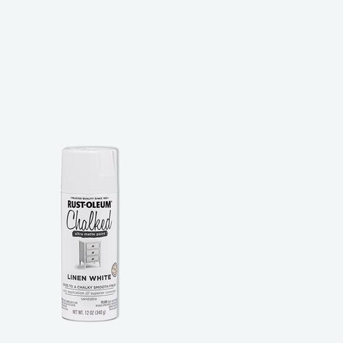 Ultra Matte Spray Paint, Ultra Matte, Linen White, 12 oz, Aerosol Can