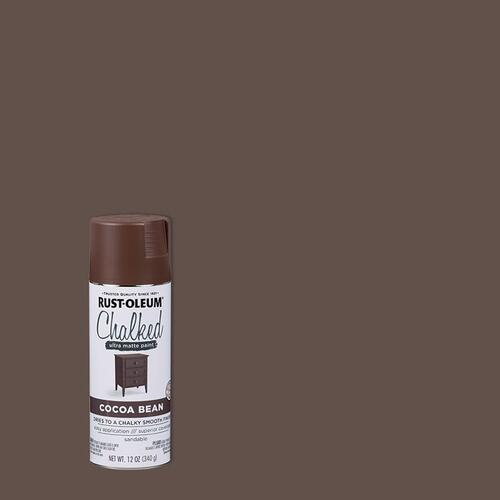 Sprayable Chalk Paint Chalked Ultra Matte Cocoa Bean Oil-Based Acrylic 12 oz Cocoa Bean