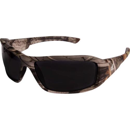 Edge Eyewear XB116CF Safety Glasses Brazeau Wraparound Smoke Lens Camouflage Frame