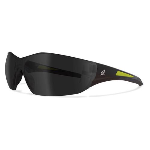 Edge Eyewear SD116-G2 Safety Glasses Delano G2 Wraparound Smoke Lens Black Frame