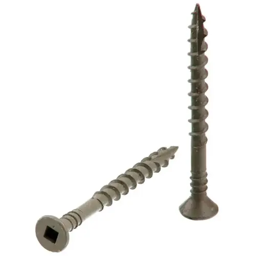 Collated Wood Screws DuraSpin No. 8 X 3" L Square Galvanized Galvanized