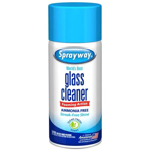 Glass Cleaner, 6 oz, Aerosol, Butyl, Colorless/Pale Yellow