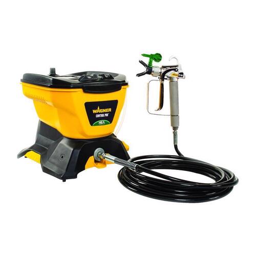 Wagner 580678 Control Pro 130 Series Electric Stationary Airless Paint Sprayer, 25 ft L Hose, 0.015 in Tip, Piston Pump