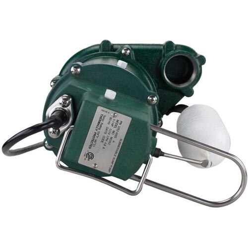 ZOELLER 1052-0005 Sump Pump 1/3 HP 2880 gph Cast Iron Vertical Float Switch AC Submersible
