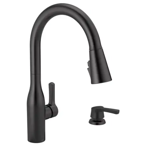 Pull-Down Kitchen Faucet Marca One Handle Matte Black Matte Black