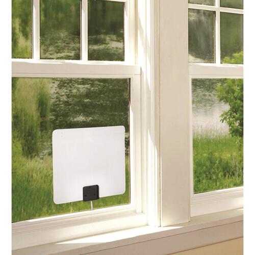 RCA ANT1080E Flat Antenna Indoor HDTV/UHF/VHF Black