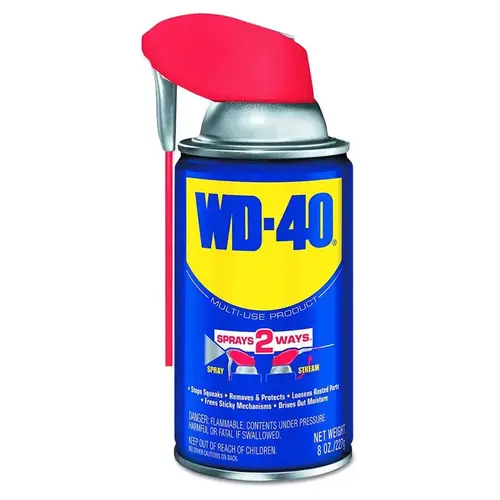 Multi-Purpose Lubricant, 8 oz, Aerosol Can with Smart Straw