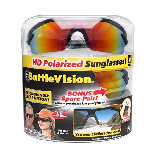 Atomic Beam 12446-4 Sunglasses Battle Vision Hi-Tech HD Polarized Polymer