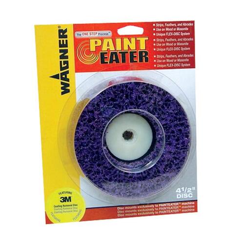 Paint Eater Pads 3.5" Aluminum Oxide Center Mount 100 Grit Medium